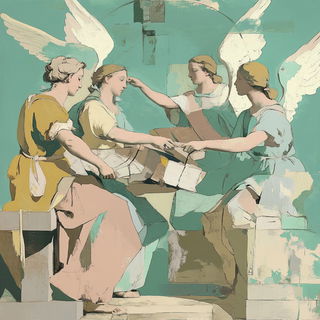 Hematite Signalworks style, Midjourney V6.1: classical 18th-century oil painting