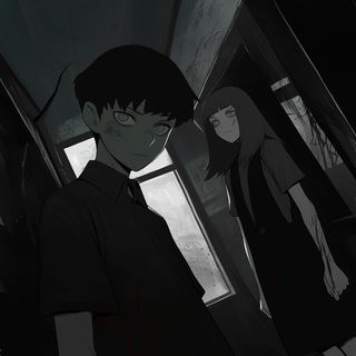 Folk Noir style, Midjourney V6.1: black-and-white manga comic strip