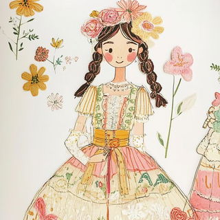 Chasuble Chromatics style, Midjourney V6.1: haute-couture fashion outfit