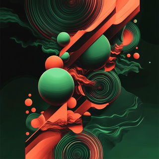 Plaster Dovetail style, Midjourney V6.1: abstract 3D render