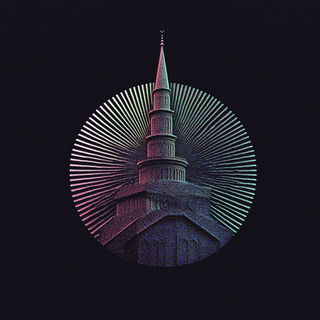 Blackwork Mosaicism style, Midjourney V6.1: bold minimalist logo design for Istanbul city municipal services