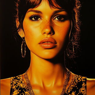 Redswell style, Midjourney V6.1: photographic portrait of female protagonist