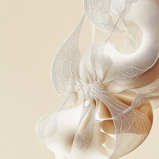 Brushscar Tropic style, Midjourney V6.1: abstract 3D render