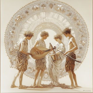 Brushscar Tropic style, Midjourney V6.1: classical 18th-century oil painting