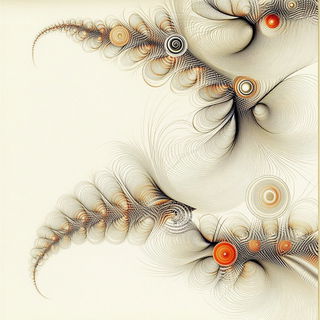 Brushscar Tropic style, Midjourney V6.1: creative pattern composition