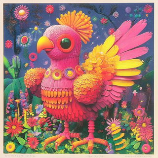 Portalumina style, Midjourney V6.1: traditional folk art