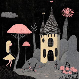 Apogee Television style, Midjourney V6.1: retro fairy-tale illustration