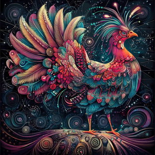Ornacircle style, Midjourney V6.1: traditional folk art