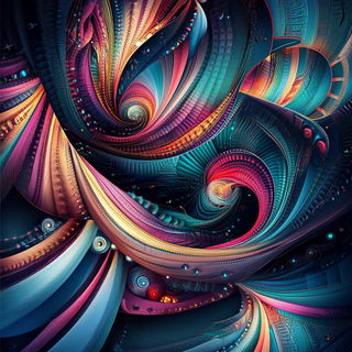 Ornacircle style, Midjourney V6.1: creative pattern composition