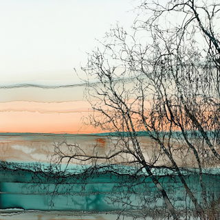 Sundial Chromapunk style, Midjourney V6.1: realistic landscape photograph of quiet dawn