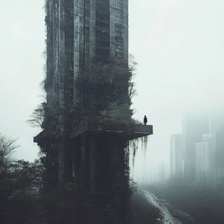 Signalgarden style, Midjourney V6.1: megacity with futuristic bioarchitecture