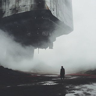 Signalgarden style, Midjourney V6.1: cinematic shot from sci-fi movie