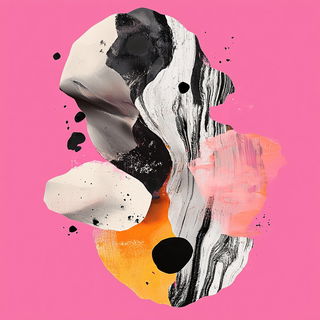 Faunafair style, Midjourney V6.1: abstract 3D render