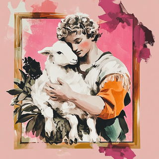 Faunafair style, Midjourney V6.1: classical 18th-century oil painting