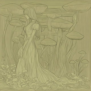 Torii Static style, Midjourney V6.1: retro fairy-tale illustration