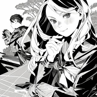 Pastelhydria style, Midjourney V6.1: black-and-white manga comic strip