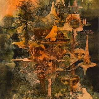 Faunabloom style, Midjourney V6.1: retro fairy-tale illustration