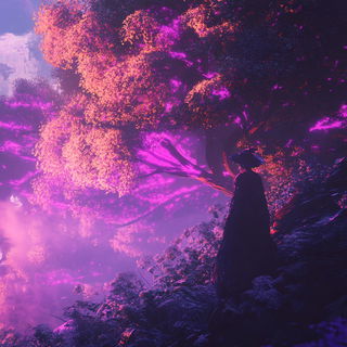 Contourgloam style, Midjourney V6.1: retro fairy-tale illustration