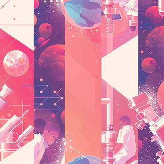 Rosazure Etching style, Midjourney V6.1: editorial illustration for popular scientific magazine cover