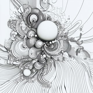 Machinolith style, Midjourney V6.1: abstract 3D render