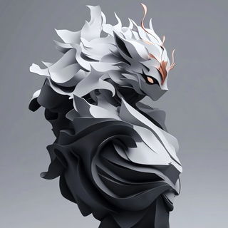 Migrant Starboard style, Midjourney V6.1: abstract 3D render
