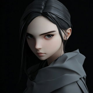 Migrant Starboard style, Midjourney V6.1: photographic portrait of female protagonist