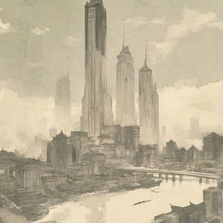 Cryostage style, Midjourney V6.1: megacity with futuristic bioarchitecture