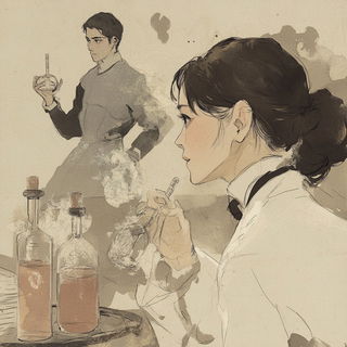 Cryostage style, Midjourney V6.1: editorial illustration for popular scientific magazine cover