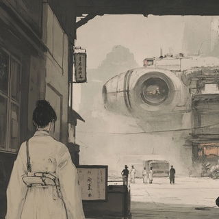 Cryostage style, Midjourney V6.1: cinematic shot from sci-fi movie