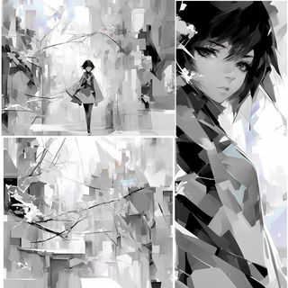 Elepharchipelago style, Midjourney V6.1: black-and-white manga comic strip