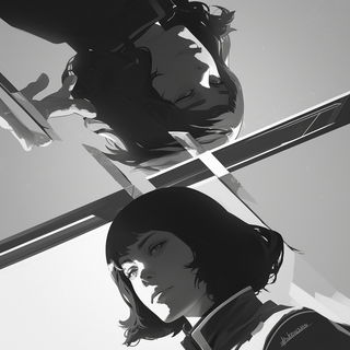 Chrysalid Interior Bureau style, Midjourney V6.1: black-and-white manga comic strip