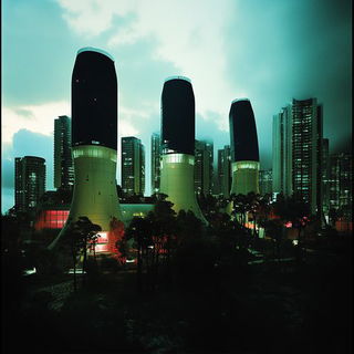 Auric Naiad Country style, Midjourney V6.1: megacity with futuristic bioarchitecture