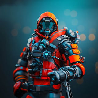 Ornathalume style, Midjourney V6.1: concept art character design of retropunk steam knight