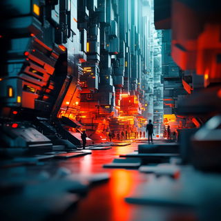 Ornathalume style, Midjourney V6.1: cinematic shot from sci-fi movie