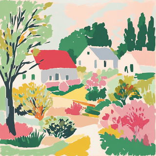Hollowhill Presswork style, Midjourney V6.1: traditional folk art