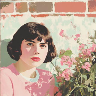 Hollowhill Presswork style, Midjourney V6.1: photographic portrait of female protagonist