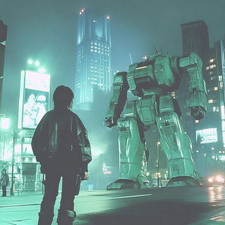 Blackline Astral Folklore style, Midjourney V6.1: cinematic shot from sci-fi movie