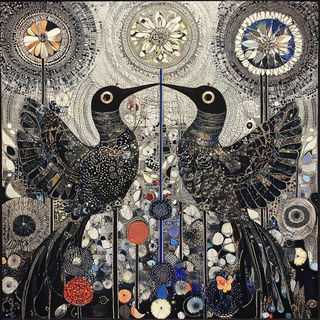 Spherette style, Midjourney V6.1: traditional folk art