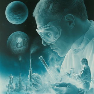 Crosshatch Orogeny style, Midjourney V6.1: editorial illustration for popular scientific magazine cover
