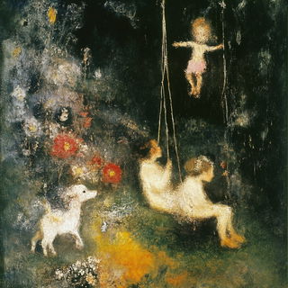 Ravenlit Signboard Gothic style, Midjourney V6.1: classical 18th-century oil painting