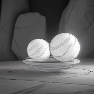 Ornacurva style, Midjourney V6.1: abstract 3D render