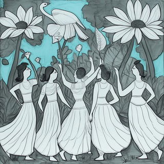 Ornacurva style, Midjourney V6.1: traditional folk art