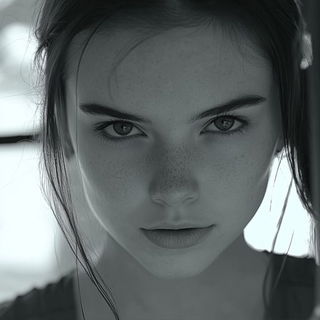 Ornacurva style, Midjourney V6.1: photographic portrait of female protagonist