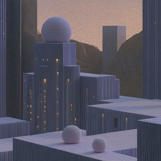 Mistcut Collage style, Midjourney V6.1: abstract 3D render