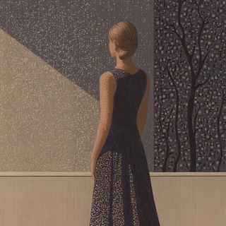 Mistcut Collage style, Midjourney V6.1: haute-couture fashion outfit