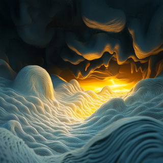 Clayframe Minimalism style, Midjourney V6.1: abstract 3D render