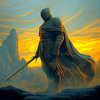 Clayframe Minimalism style, Midjourney V6.1: concept art character design of retropunk steam knight