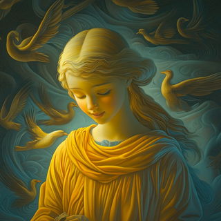 Clayframe Minimalism style, Midjourney V6.1: classical 18th-century oil painting