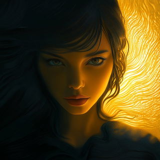Clayframe Minimalism style, Midjourney V6.1: photographic portrait of female protagonist