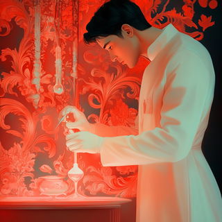 Pyroclastum style, Midjourney V6.1: editorial illustration for popular scientific magazine cover